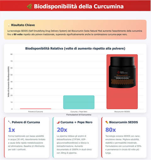 Biocurcumin - Nanoemulsioni di curcumina ad alta biodisponibilità