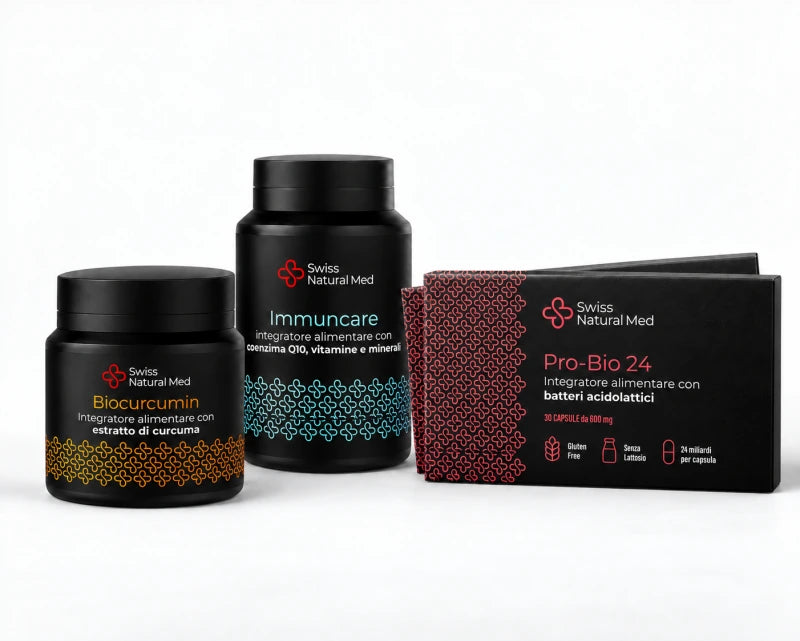 Les produits du kit Balance-Up Swiss Natural Med.