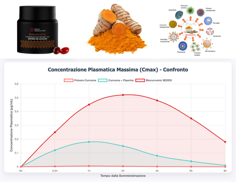 Biocurcumin - Highly bioavailable curcumin nanoemulsions
