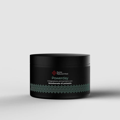 Powerday - Bicarbonato di Potassio Micronizzato - Neutro integratore naturale per benessere e supporto nutrizionale Swiss Natural Med