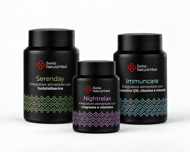 Les produits du kit Focus-Up Swiss Natural Med.
