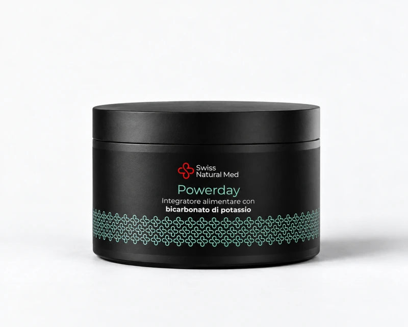 Powerday Neutro Swiss Natural Med, barattolo da 300 g di integratore in polvere.